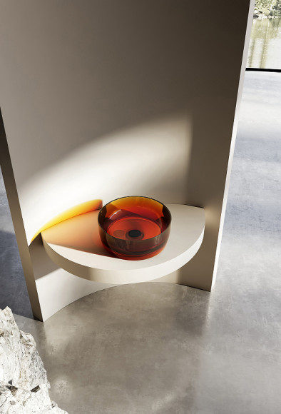 Раковина-чаша Abber Kristall 40 AT2804Opal Коричневая Раковина-чаша Abber Kristall 40 AT2804Opal Коричневая