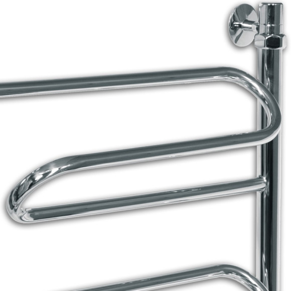 Водяной полотенцесушитель Ника Curve ЛZ 60x60 Хром Водяной полотенцесушитель Ника Curve ЛZ 60x60 Хром