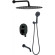 Душевая система Berges Ventas 3R Black 073008 Черная матовая Душевая система Berges Ventas 3R Black 073008 Черная матовая