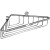 Полка корзина TW Bristol TWBR534cr угловая Хром