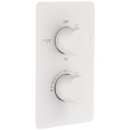 Смеситель для душа Boheme Cell 134-3-MW с термостатом Белый матовый