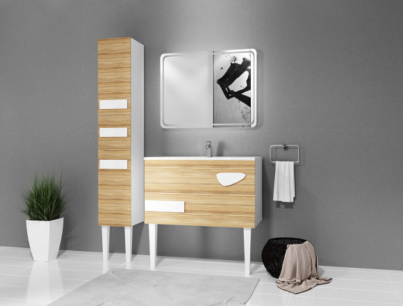 Зеркало Marka One Eco 90 У72594 с подсветкой Холодный свет 300 LED Зеркало Marka One Eco 90 У72594 с подсветкой Холодный свет 300 LED