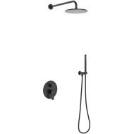 Душевая система Berges Nardis 2R Black 071004 Черная матовая Душевая система Berges Nardis 2R Black 071004 Черная матовая