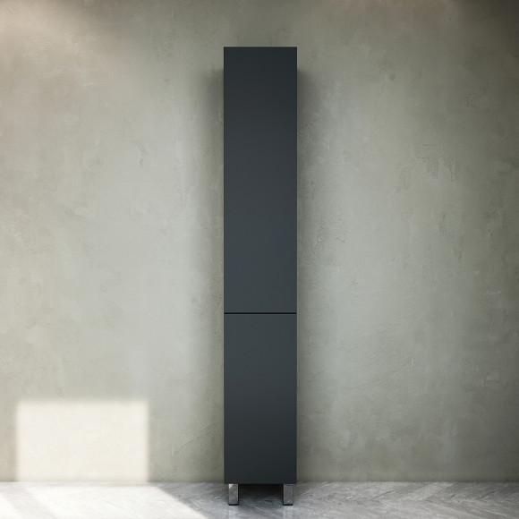 Шкаф пенал AM.PM Gem 30 R M90CSR0306GM Графит матовый Шкаф пенал AM.PM Gem 30 R M90CSR0306GM Графит матовый