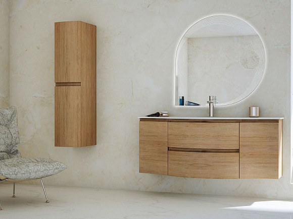 Подвесной шкаф Cezares Vague 34 L 54836 Rovere tabacco