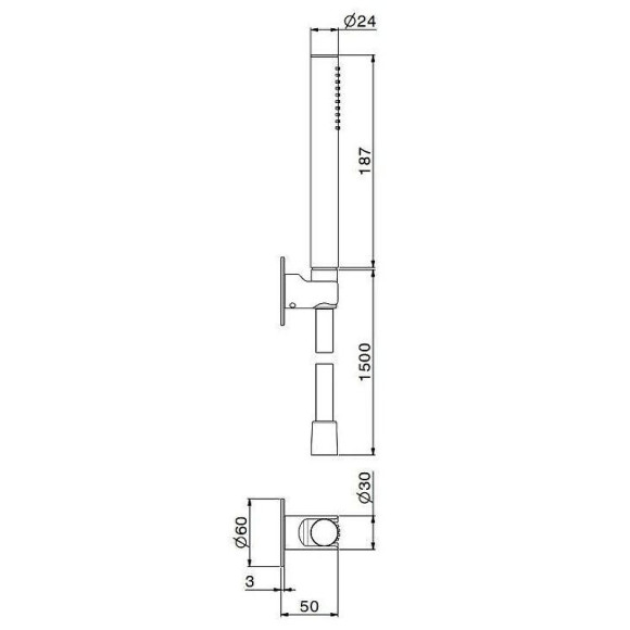 Душевой гарнитур Kerama Marazzi Ole 857KM.M0.071 Золотой атласный Душевой гарнитур Kerama Marazzi Ole 857KM.M0.071 Золотой атласный