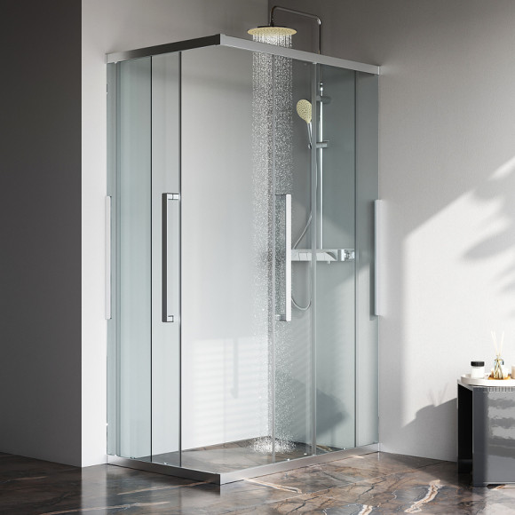 Душевой уголок AM.PM Func 120x80 W84G-403-12080-MТ профиль Хром матовый стекло прозрачное Душевой уголок AM.PM Func 120x80 W84G-403-12080-MТ профиль Хром матовый стекло прозрачное