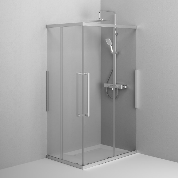 Душевой уголок AM.PM Func 120x80 W84G-403-12080-MТ профиль Хром матовый стекло прозрачное Душевой уголок AM.PM Func 120x80 W84G-403-12080-MТ профиль Хром матовый стекло прозрачное