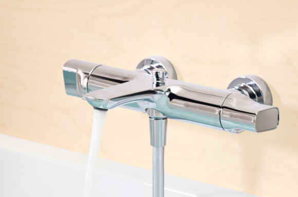 Смеситель для ванны Jacob Delafon Aleo E72286-CP с термостатом Хром