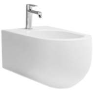 Биде Kerasan Flo 3123 подвесное с одним отверстием под смеситель Биде Kerasan Flo 3123 подвесное с одним отверстием под смеситель