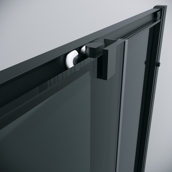 Душевой уголок Grossman Cosmo 100х100 300.K33.02.1010.21.10 профиль Черный матовый стекло тонированное Душевой уголок Grossman Cosmo 100х100 300.K33.02.1010.21.10 профиль Черный матовый стекло тонированное