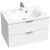 Тумба под раковину Ravak Rosa II 76 X000001495 подвесная Белая глянцевая