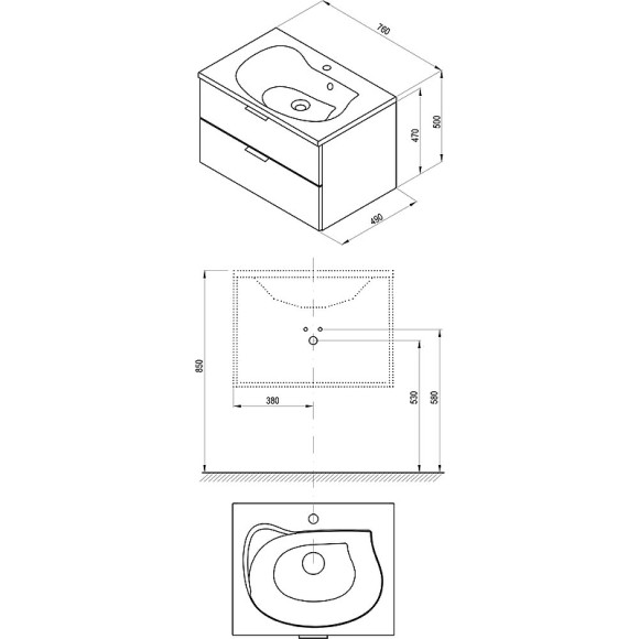 Тумба под раковину Ravak Rosa II 76 X000001495 подвесная Белая глянцевая Тумба под раковину Ravak Rosa II 76 X000001495 подвесная Белая глянцевая
