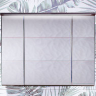 Зеркальный шкаф Бриклаер Кристалл 95 4627125414923 с подсветкой Ясень Анкор темный Зеркальный шкаф Бриклаер Кристалл 95 4627125414923 с подсветкой Ясень Анкор темный