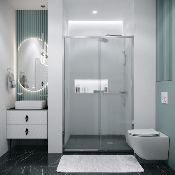 Душевая дверь Grossman Style 120 100.K33.05.120.10.02 профиль Хром стекло шиншилла Душевая дверь Grossman Style 120 100.K33.05.120.10.02 профиль Хром стекло шиншилла