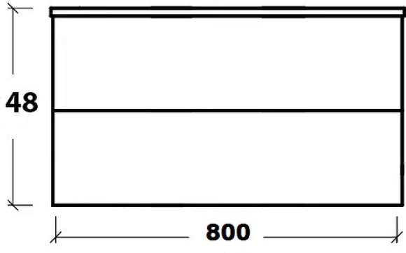 Тумба под раковину Boheme Armadi Art NeoArt 80 830-080-WH подвесная White Тумба под раковину Boheme Armadi Art NeoArt 80 830-080-WH подвесная White