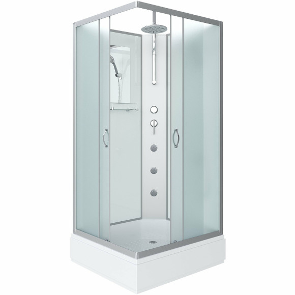 Душевая кабина Niagara Classic 90х80 NG-33984-14QBKTG с гидромассажем