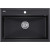 Кухонная мойка Paulmark Stepia 80 PM117551-BLM Черный металлик
