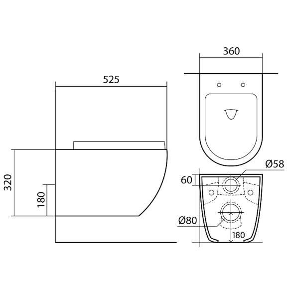 Комплект унитаза с инсталляцией Aquatek Set Aquatek Европа-KKI2 с сиденьем Микролифт Комплект унитаза с инсталляцией Aquatek Set Aquatek Европа-KKI2 с сиденьем Микролифт