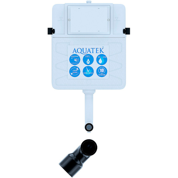 Комплект унитаза со смывным бачком Aquatek Set BW Aquatek Либра N-030 3в1 с сиденьем Микролифт и Белой глянцевой клавишей смыва Комплект унитаза со смывным бачком Aquatek Set BW Aquatek Либра N-030 3в1 с сиденьем Микролифт и Белой глянцевой клавишей смыва