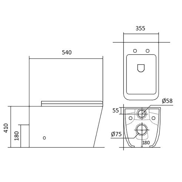 Комплект унитаза со смывным бачком Aquatek Set BW Aquatek Либра N-030 3в1 с сиденьем Микролифт и Белой глянцевой клавишей смыва Комплект унитаза со смывным бачком Aquatek Set BW Aquatek Либра N-030 3в1 с сиденьем Микролифт и Белой глянцевой клавишей смыва