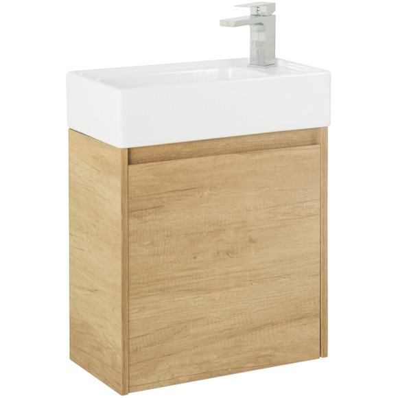 Тумба под раковину BelBagno Kraft Mini 50 R KRAFT MINI-500/260-1A-SO-RNN-R подвесная Rovere Nebrasca Nature