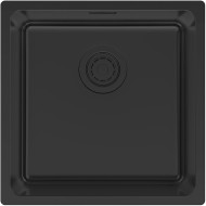 Кухонная мойка Paulmark Yuni 44 Uni YU44-MBN Черная матовая Кухонная мойка Paulmark Yuni 44 Uni YU44-MBN Черная матовая
