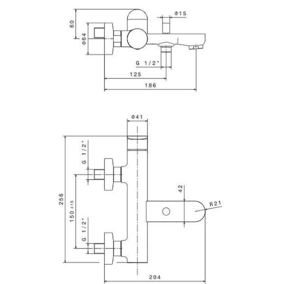 Смеситель для ванны Kerama Marazzi Ole 69440KM.01.093 Черный матовый Смеситель для ванны Kerama Marazzi Ole 69440KM.01.093 Черный матовый