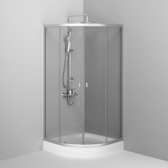 Душевой уголок AM.PM X-Joy Twin Slide 90х90 W88E-205-090MT64 профиль Хром матовый стекло прозрачное Душевой уголок AM.PM X-Joy Twin Slide 90х90 W88E-205-090MT64 профиль Хром матовый стекло прозрачное