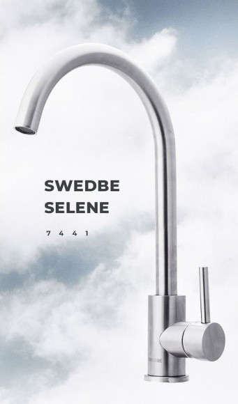 Смеситель для кухни Swedbe Selene 7441 Нержавеющая сталь Смеситель для кухни Swedbe Selene 7441 Нержавеющая сталь
