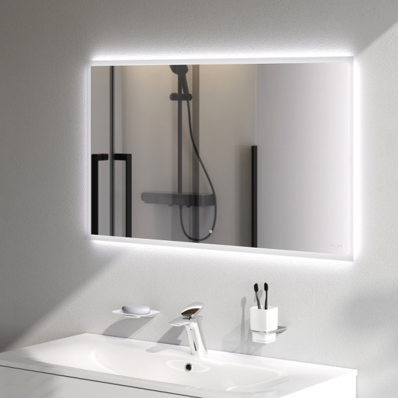 Зеркало AM.PM Spirit v2.0 100 M71AMOX1001SA с подогревом с подсветкой и сенсорным выключателем