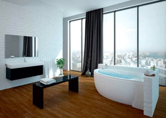 Акриловая ванна Aquatek Бетта 170x97 R BET170-0000011 с гидромассажем с фронтальной панелью с каркасом (разборный) со слив-переливом Акриловая ванна Aquatek Бетта 170x97 R BET170-0000011 с гидромассажем с фронтальной панелью с каркасом (разборный) со слив-переливом