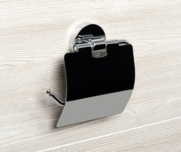 Держатель туалетной бумаги WasserKRAFT Rhein K-6225 с крышкой Хром