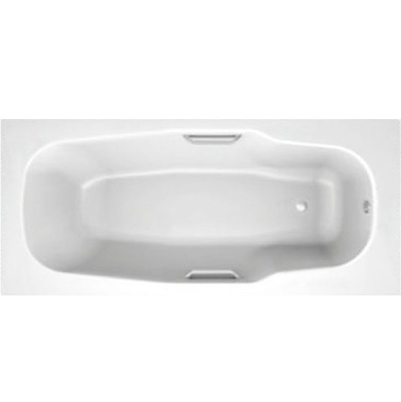 Стальная ванна BLB Atlantica HG B70J 170x80 с отверстиями для ручек без гидромассажа