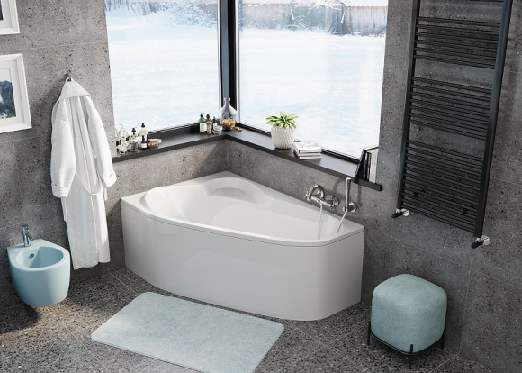 Акриловая ванна Vagnerplast Selena 160x105 L VPBA163SEL3LX-04 без гидромассажа Акриловая ванна Vagnerplast Selena 160x105 L VPBA163SEL3LX-04 без гидромассажа