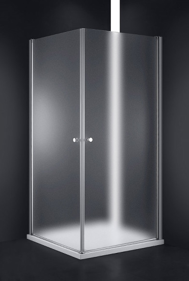 Душевой уголок Cezares Elena 90x90 ELENA-W-A-2-90-P-Cr профиль Хром стекло текстурное