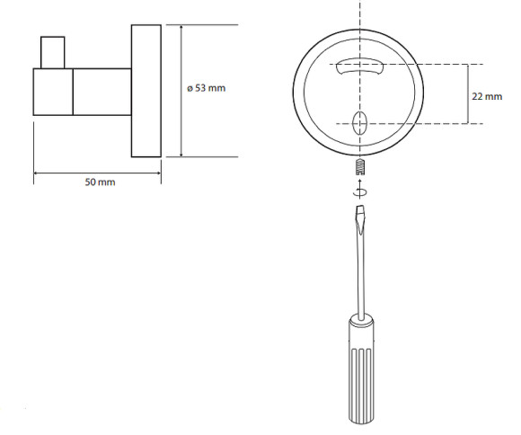 Крючок Bemeta Omega 104106022 Хром Крючок Bemeta Omega 104106022 Хром