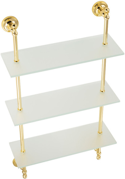 Стеклянная полка Migliore Mirella 17313 Золото Стеклянная полка Migliore Mirella 17313 Золото