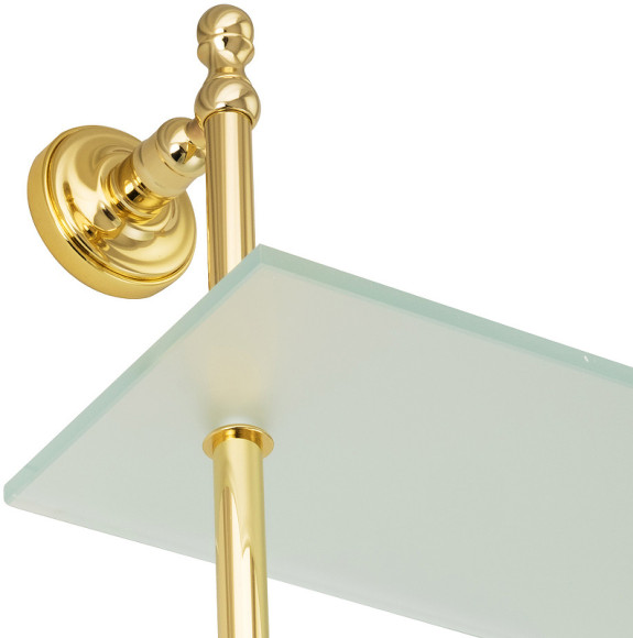 Стеклянная полка Migliore Mirella 17313 Золото Стеклянная полка Migliore Mirella 17313 Золото