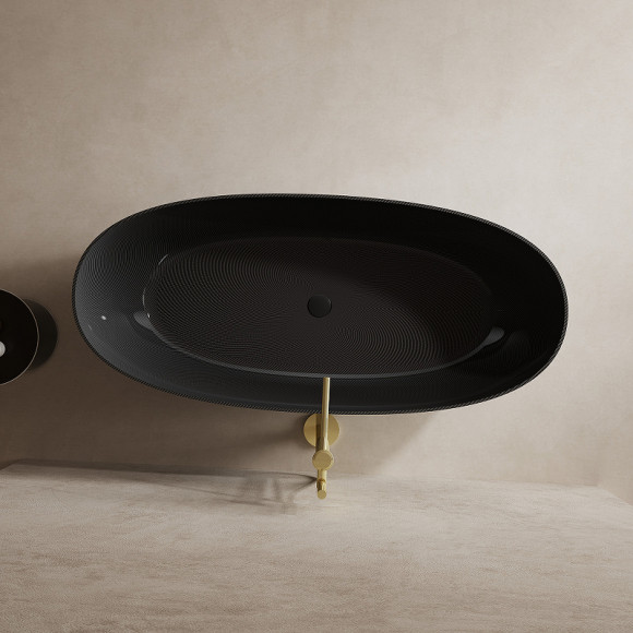 Карбоновая ванна Abber Karbon 170x75 AK9001-1.7 Черная без гидромассажа Карбоновая ванна Abber Karbon 170x75 AK9001-1.7 Черная без гидромассажа