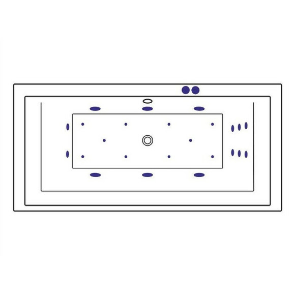 Акриловая ванна Excellent Crown Grand 190x90 WAEX.CRG19.ULTRA.GL с гидромассажем Акриловая ванна Excellent Crown Grand 190x90 WAEX.CRG19.ULTRA.GL с гидромассажем