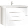 Тумба под раковину Marka One Mix 80П с ручками Белая глянцевая Тумба под раковину Marka One Mix 80П с ручками Белая глянцевая