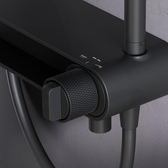 Душевая система AM.PM X-Joy F0785A722 Черная матовая Душевая система AM.PM X-Joy F0785A722 Черная матовая