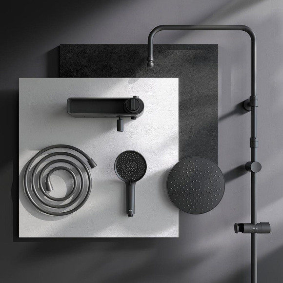 Душевая система AM.PM X-Joy F0785A722 Черная матовая Душевая система AM.PM X-Joy F0785A722 Черная матовая