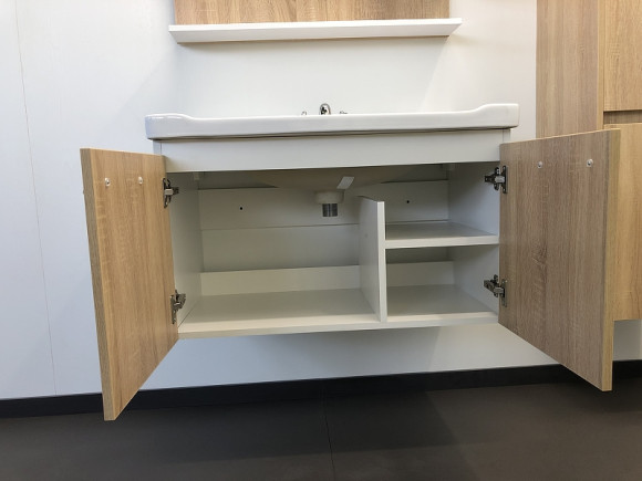 Тумба с раковиной Comforty Рига 80 00004139026 подвесная Дуб сонома Тумба с раковиной Comforty Рига 80 00004139026 подвесная Дуб сонома