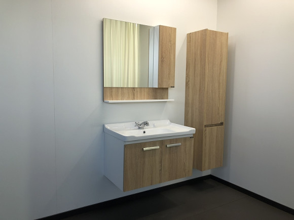 Тумба с раковиной Comforty Рига 80 00004139026 подвесная Дуб сонома Тумба с раковиной Comforty Рига 80 00004139026 подвесная Дуб сонома