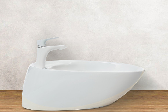 Раковина-чаша WeltWasser Elbach 1037 59 10000004582 Белый глянец