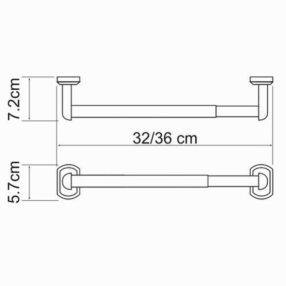 Держатель бумажных полотенец WasserKRAFT Oder K-3091 Хром