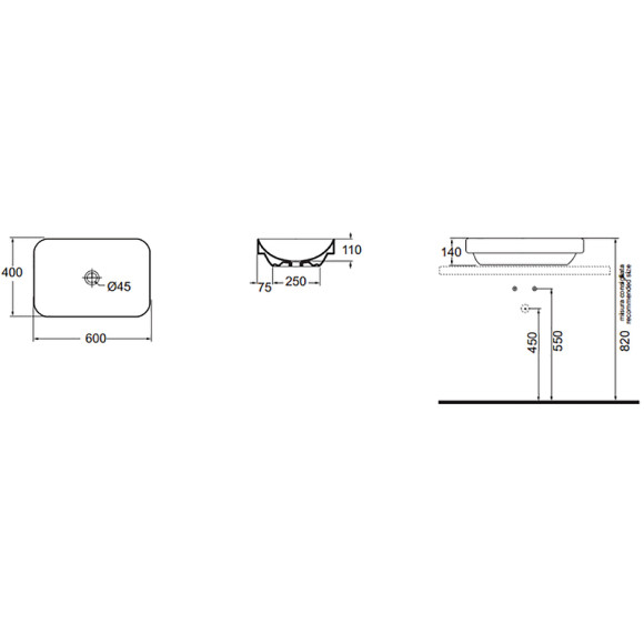 Раковина-чаша Azzurra Elegance Soft 60 ELLG060400S0BI/(ESO60 bi)*0 Белая Раковина-чаша Azzurra Elegance Soft 60 ELLG060400S0BI/(ESO60 bi)*0 Белая