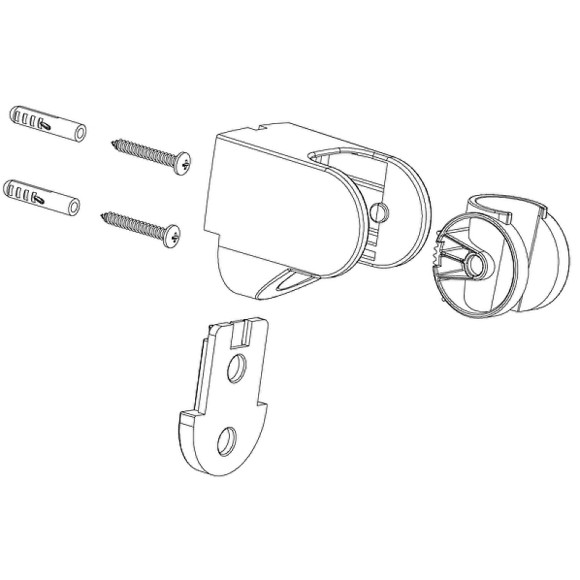 Держатель для лейки Milardo 360CP00M53 Хром Держатель для лейки Milardo 360CP00M53 Хром